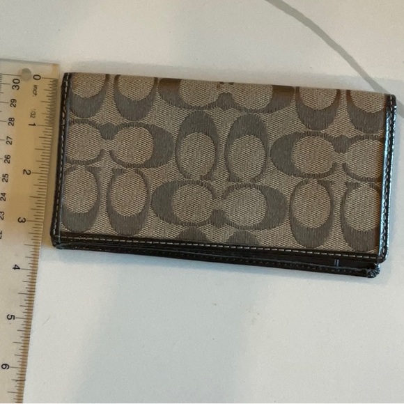 Coach- Check Book Case- Coach Monogram/ Wallet - Picture 9 of 9